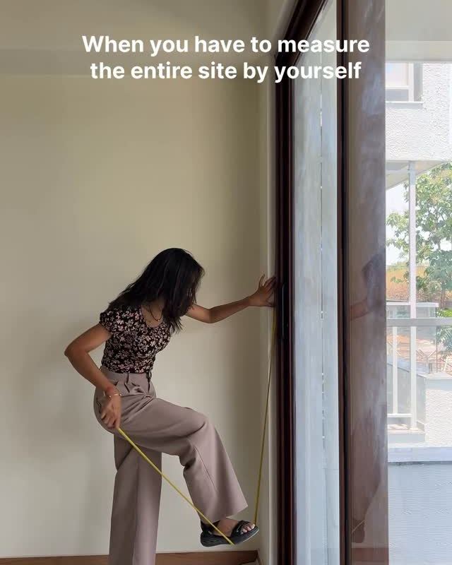 Reel: measuring the site yourself